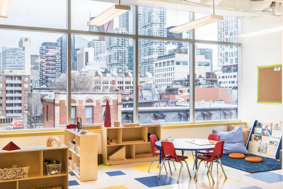 Queen West Daycare Centre Downtown Toronto space