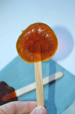 honey lollipop
