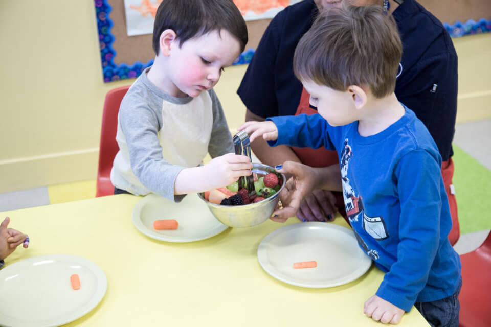 healthy meals at montessori preschool