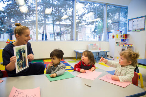 reading and learning montessori school