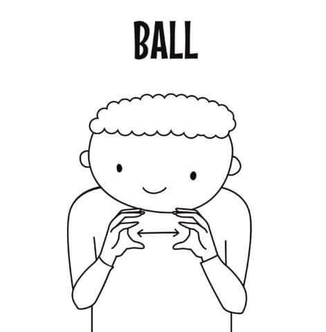 Ball in Sign Language