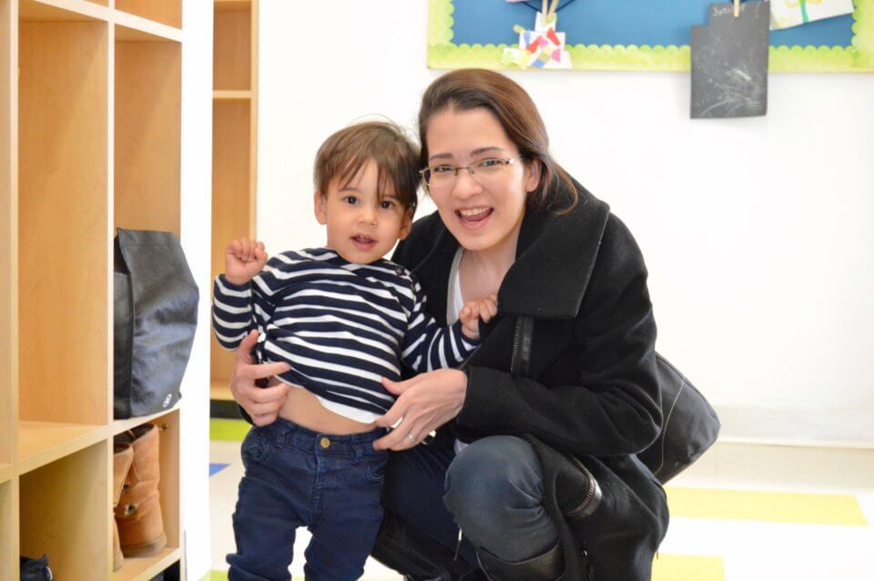 Britannia Crossing Kids & Company ECE with child