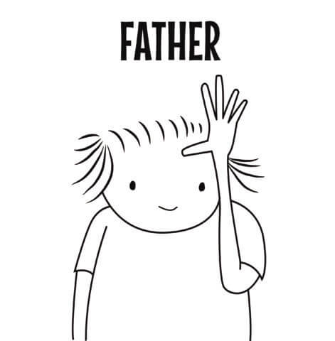 Father in Sign Language