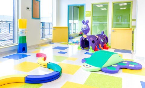 Photo of classroom with toys at our Stoney Creek Centre