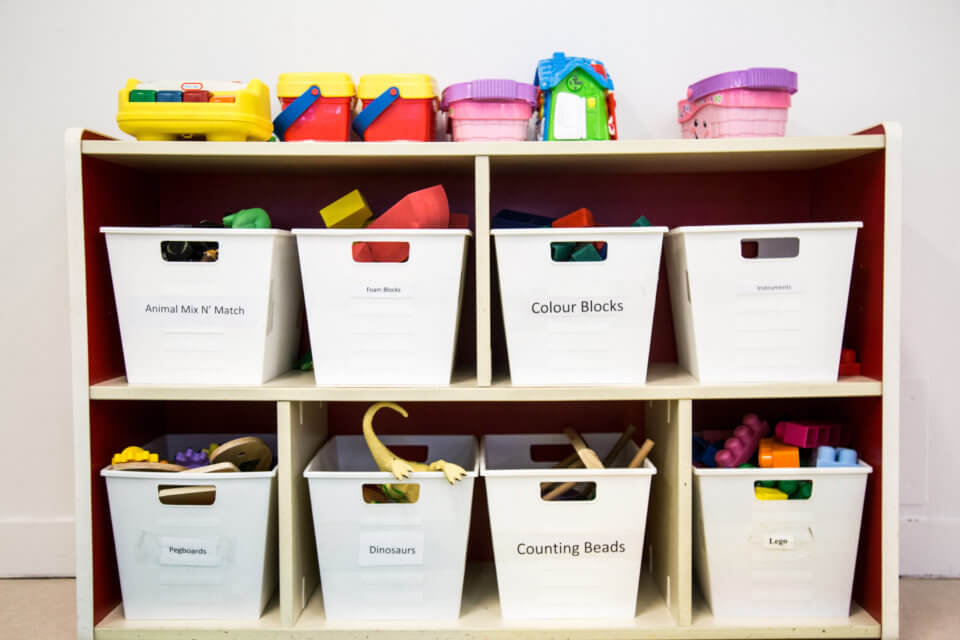 cubbies for kids at bloor daycare centre
