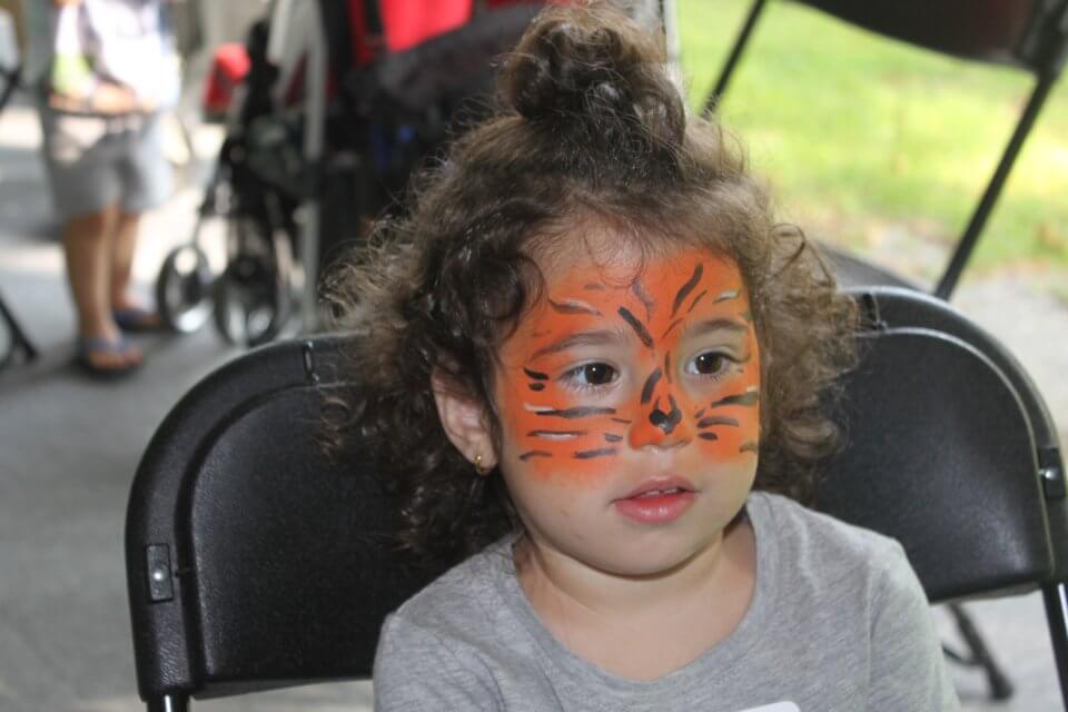 fun face paint at daycare activity