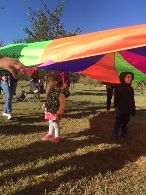 outdoor activity at aviation crossing daycare centre