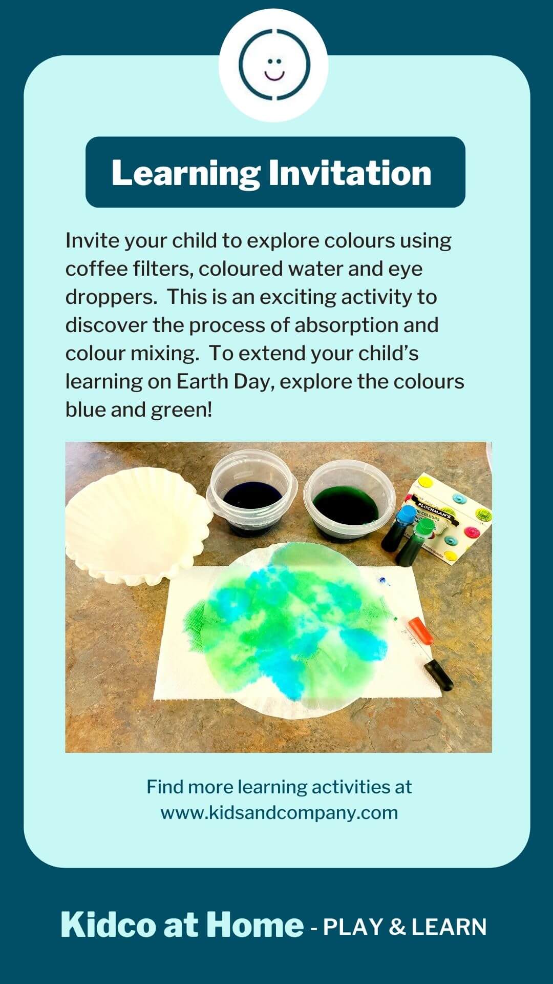 Coffee Filter Earth Kids & Company