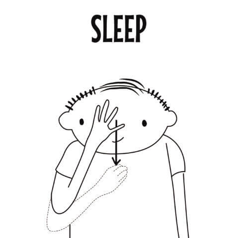 Sleep in Sign Language