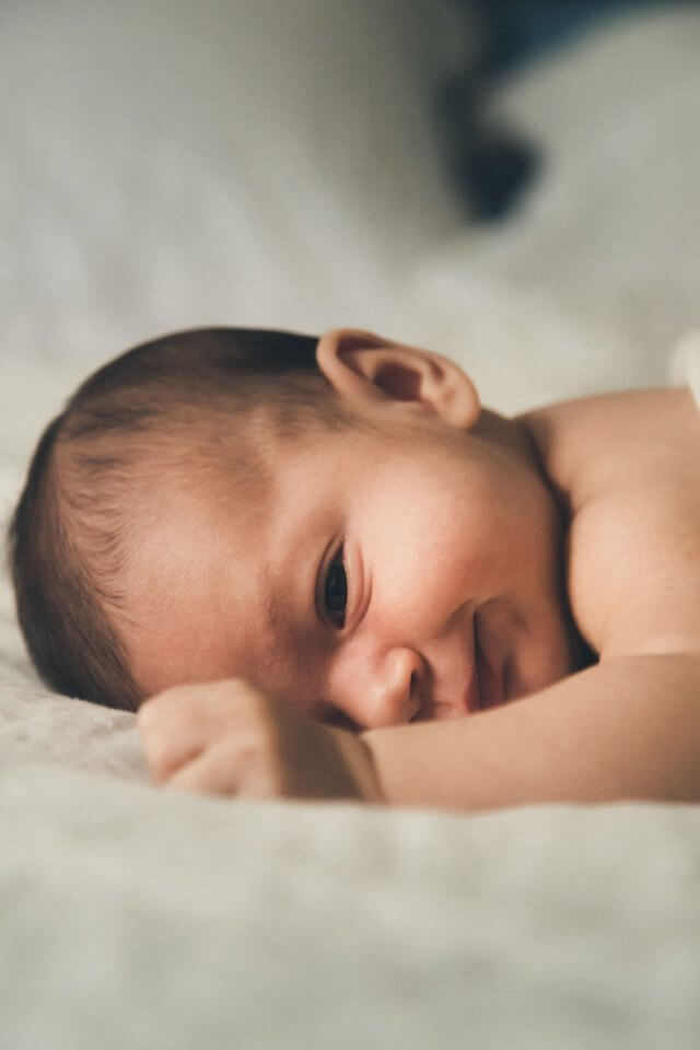 young child napping